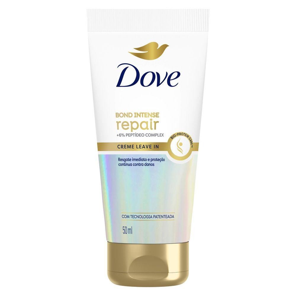 Creme Leave-In Dove Bond Intense Repair 50ml - Beauty