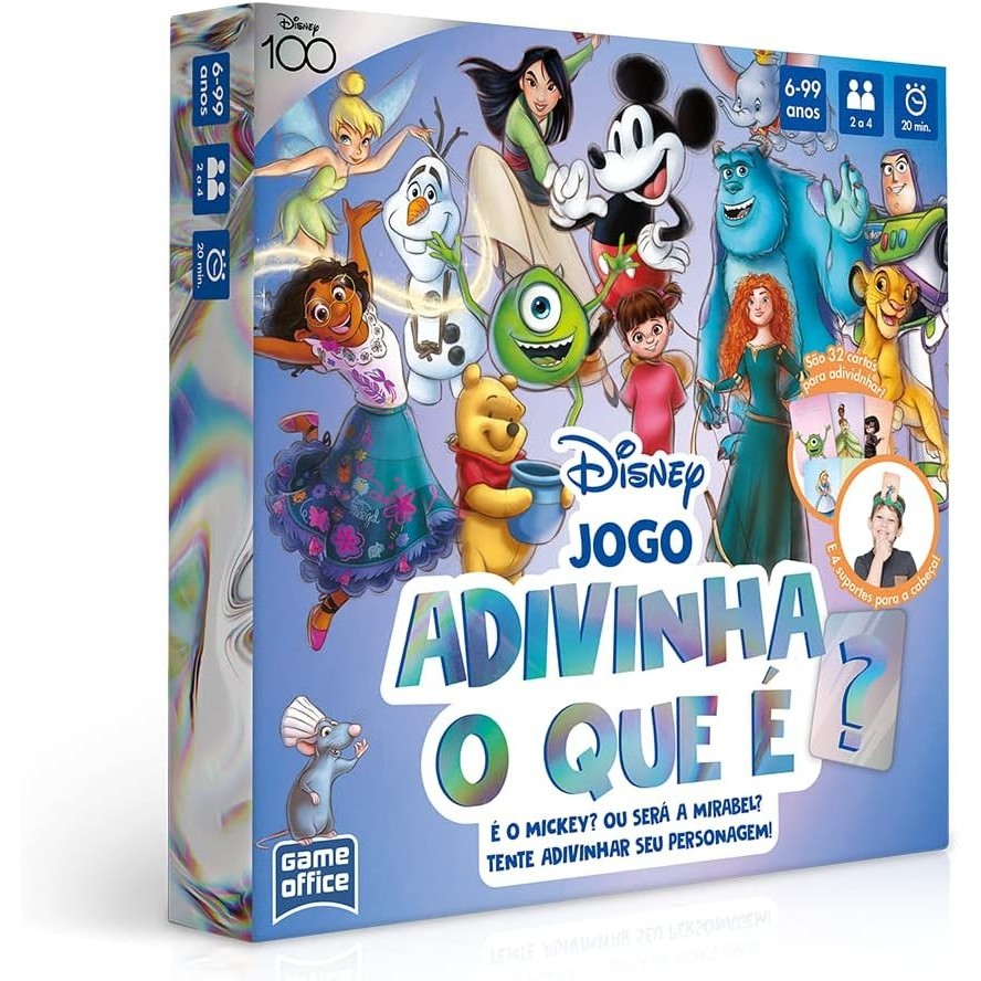 JOGO ADIVINHA O QUE É? - DISNEY 100 ANOS - TOYSTER