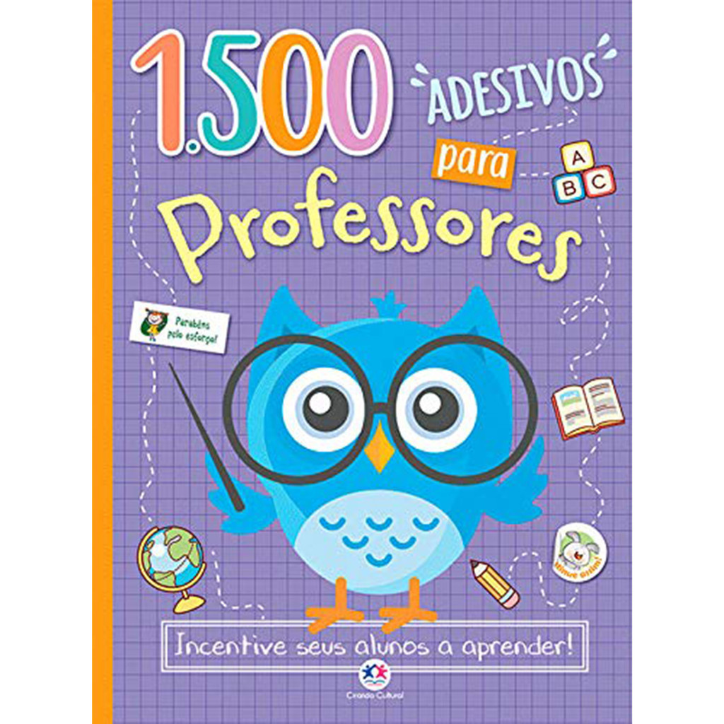 Livro 1500 Adesivos Para Professores Incentive Alunos em Oferta na Shopee
