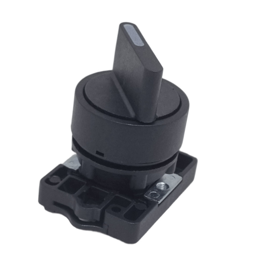 Chave Seletora 22mm 2 Posições Manopla Curta S-MB8D0 Steck