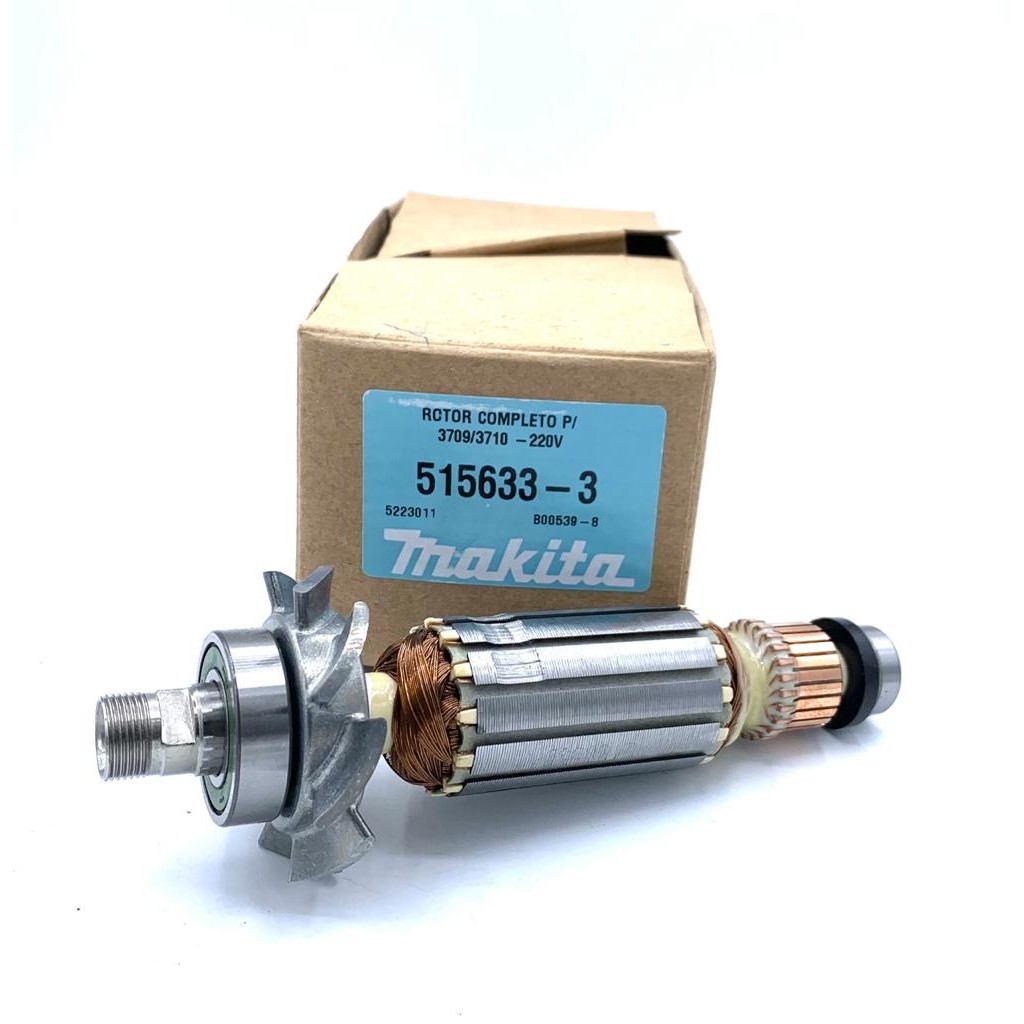 Induzido Rotor Para Tupia Makita 3709 220v 515633-3 Original