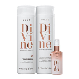 Kit Shampoo, Cond e Sérum Plume Sensation BRAÉ Divine