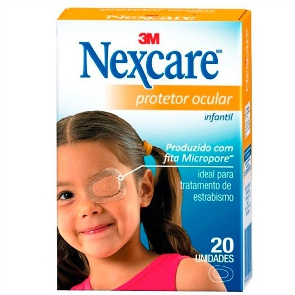 Protetor Ocular Infantil Nexcare 20 Unidades em Oferta na Shopee