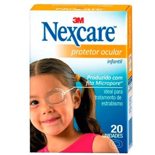 Protetor Ocular Infantil Nexcare 20 Unidades em Oferta na Shopee