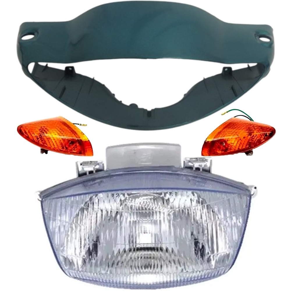 Carenagem Farol, Bloco, Pisca Biz 100 2000 Verde