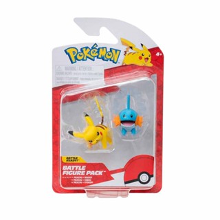 2 Bonecos de Batalha Pikachu + Mudkip - Pokémon em Oferta na Shopee