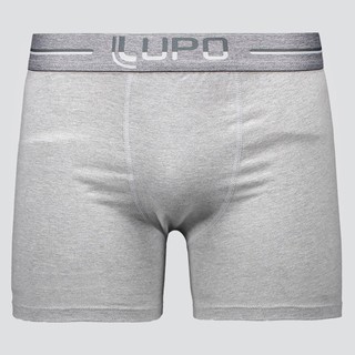 Cueca Boxer Lupo Anatomic Shape Cinza Mescla em Oferta na Shopee