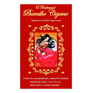 O Tradicional Baralho Cigano 36 Cartas Plastificado Manual em Oferta na Shopee