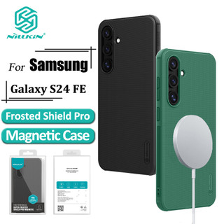Capa Magnética Nillkin Magnetic Super Frosted Shield Pro Para Samsung Galaxy S24 FE Telefone TPU Ultra Fina Mate + PC Anti-Choque em Oferta na Shopee