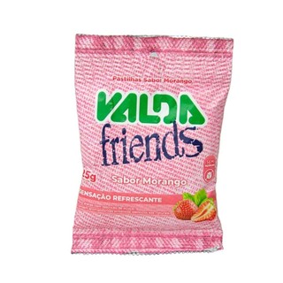 Pastilhas Valda Friends Sem Acucar Sabor Morango 25g em Oferta na Shopee