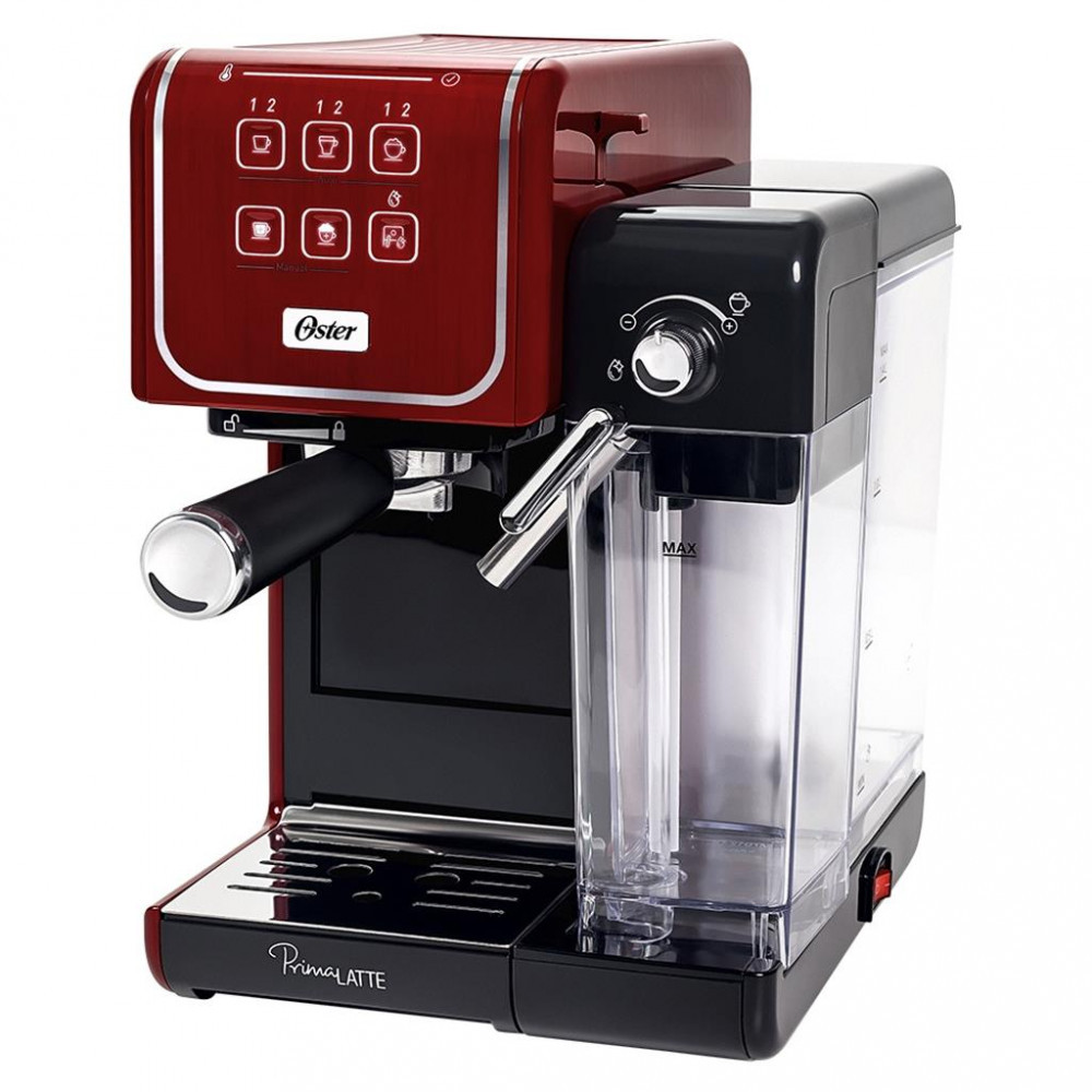 Cafeteira Expresso Oster Primalatte Touch Red BVSCTEM6801R em Oferta na Shopee