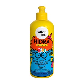 Creme Pentear Multifuncional Kids Hidra Salon Line 300ml em Oferta na Shopee