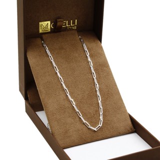 Corrente de prata 925 Masculina Malha cartie Clássica 60cm em Oferta na Shopee