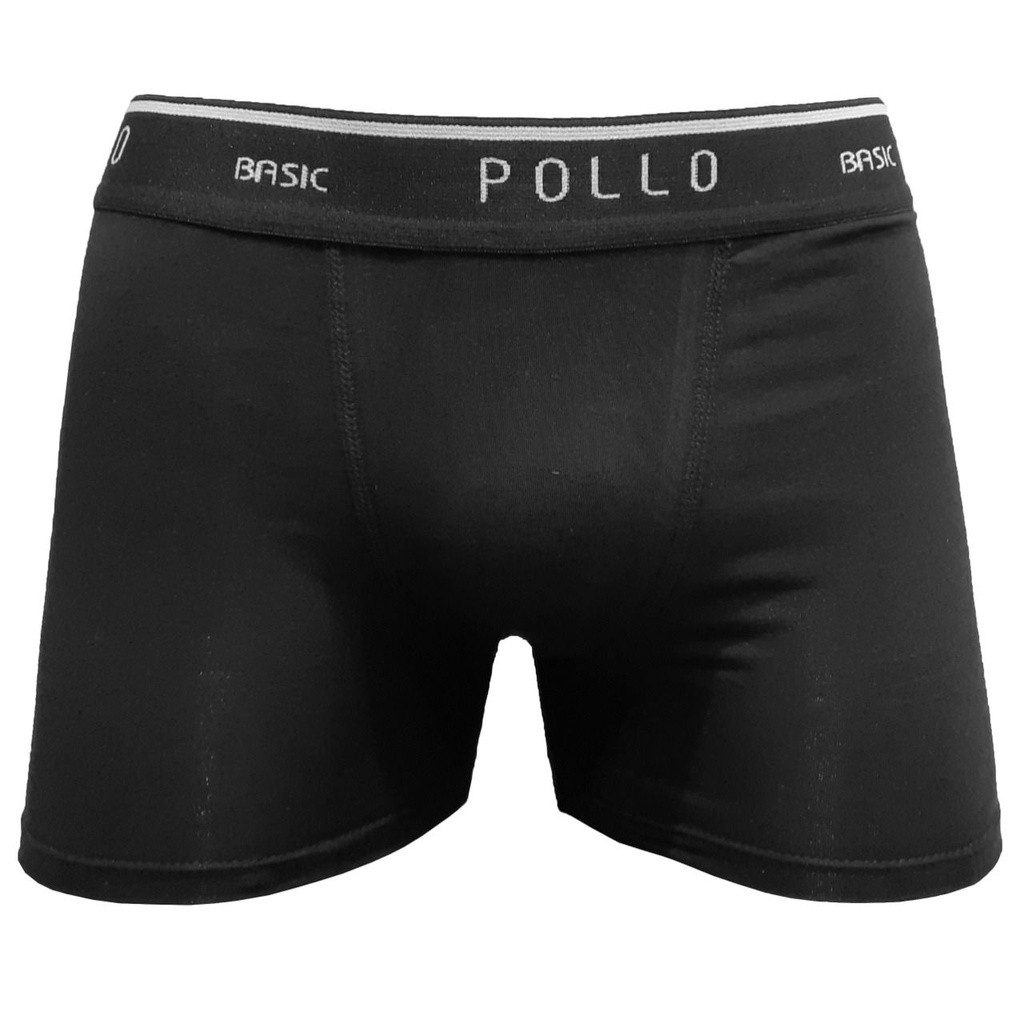 Cuecas Boxer Pollo Básica Lisa em Microfibra Qualidade Premium em Oferta na Shopee