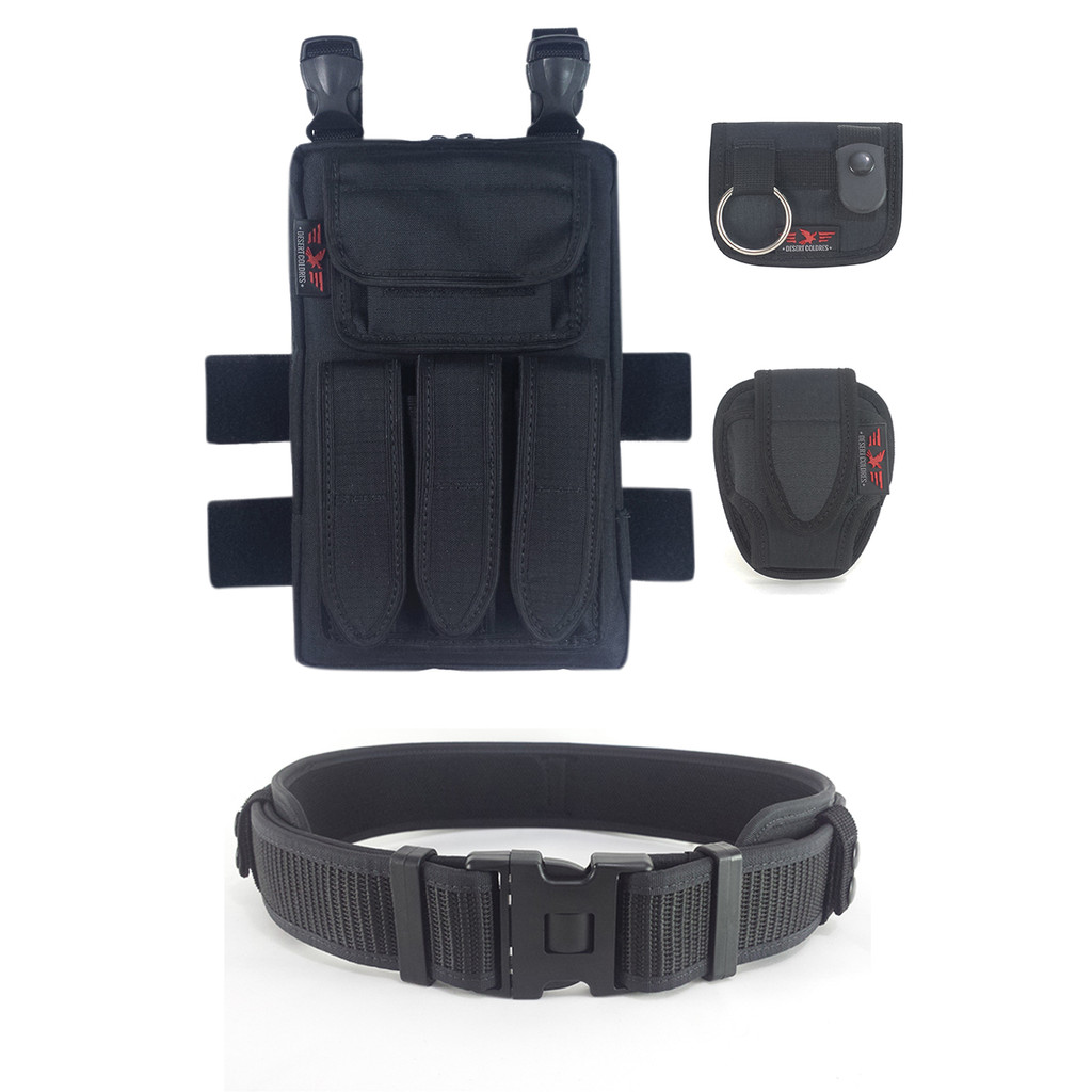 Bornal Rocam + Cinto Trava + Porta Algemas + Porta Tonfa