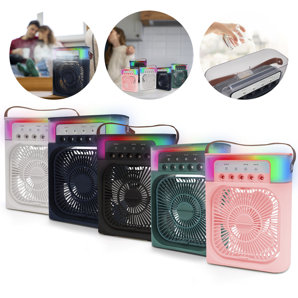 Mini Ventilador Ar Condicionado Climatizador Umidificador