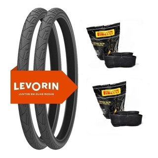 Par Pneu Bike Praieiro Levorin Aro 26x1.95 +2 Camara Pirelli em Oferta na Shopee