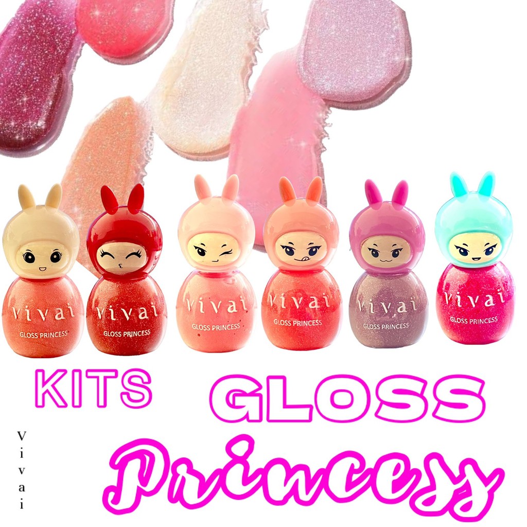 Kit Gloss My Little Princess Super Hidratante Vivai