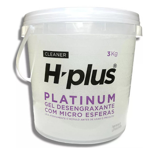 Pasta Gel Desengraxante H-Plus Platinum 3,0 Kg Micro Esferas