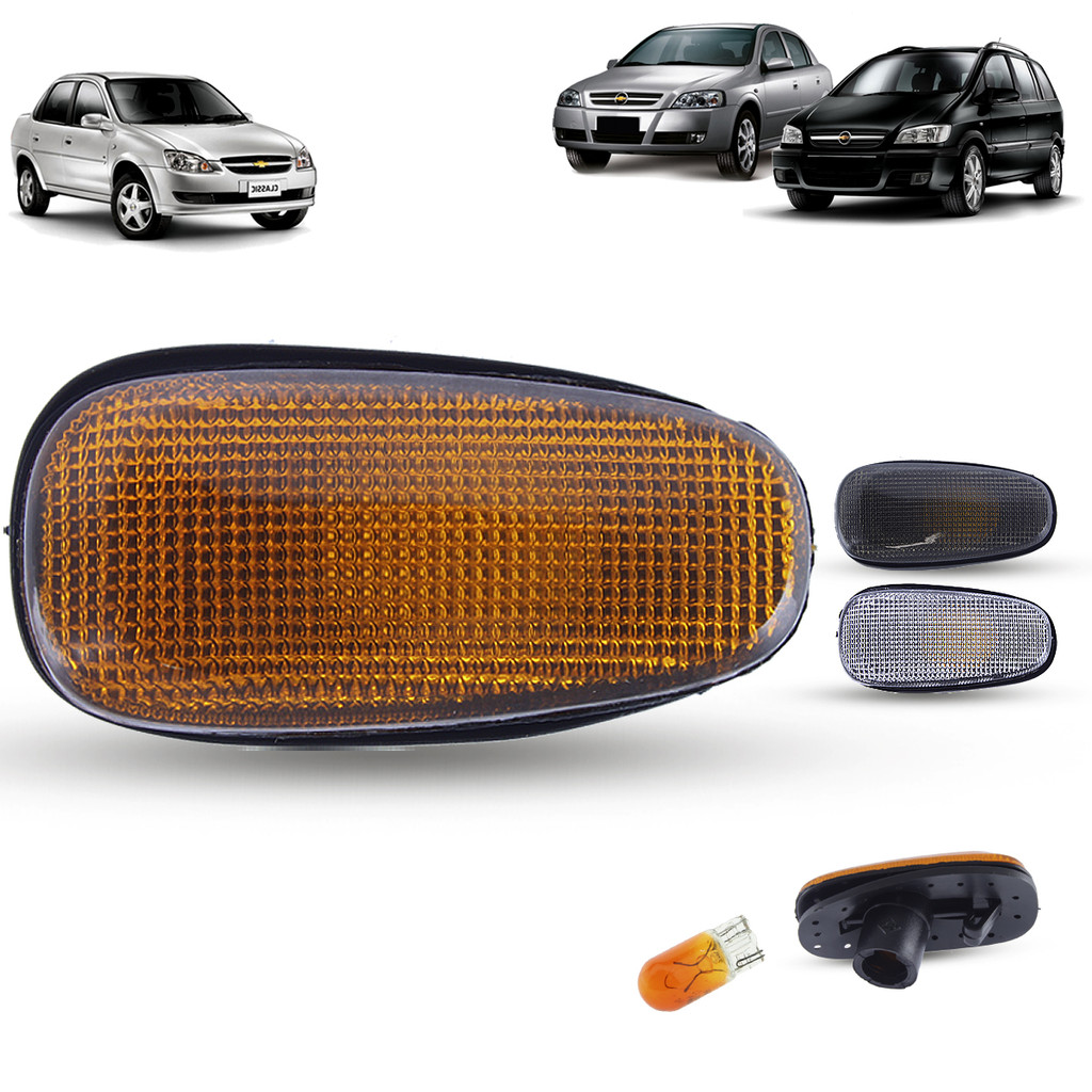 Lanterna Pisca Seta Lateral + Lâmpada Chevrolet Astra 1999 a 2010 Zafira 1999 a 2011 Classic 2011 a 2015 em Oferta na Shopee