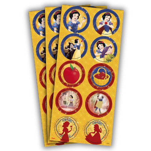 30 ~150 ADESIVO BRANCA DE NEVE REDONDO  Regina em Oferta na Shopee