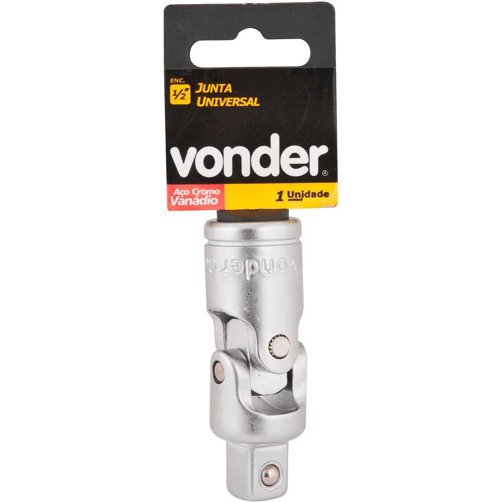 Junta universal p/ soquete encaixe 1/2" cromo vanádio Vonder - Home & Living