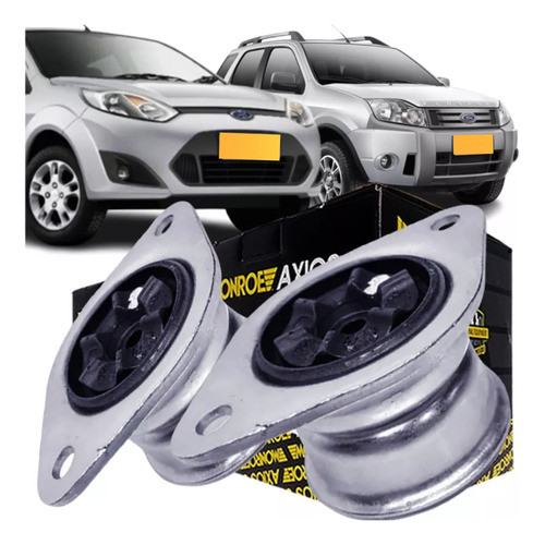Par Coxim Amortecedor Traseiro Ford Fiesta Ecosport Axios