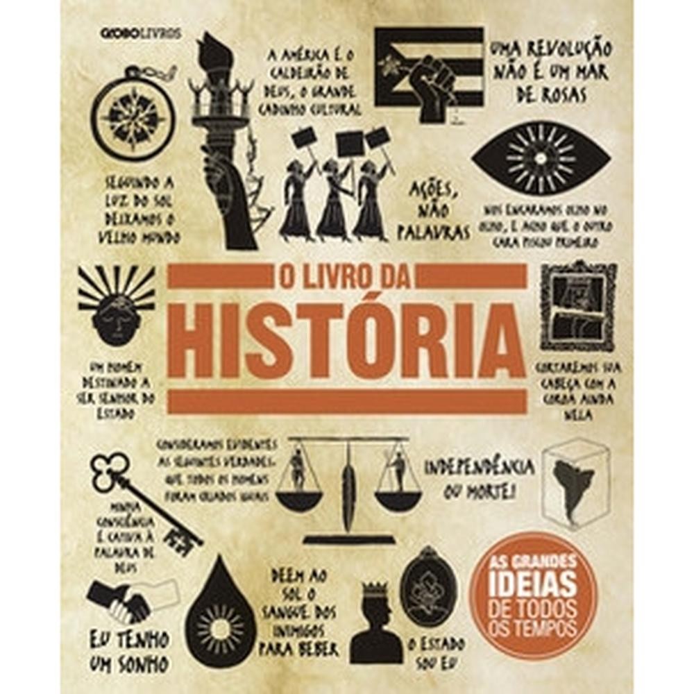 Livro O livro da história Coleção Grandes Ideias de Todos os Tempos Livros Prn