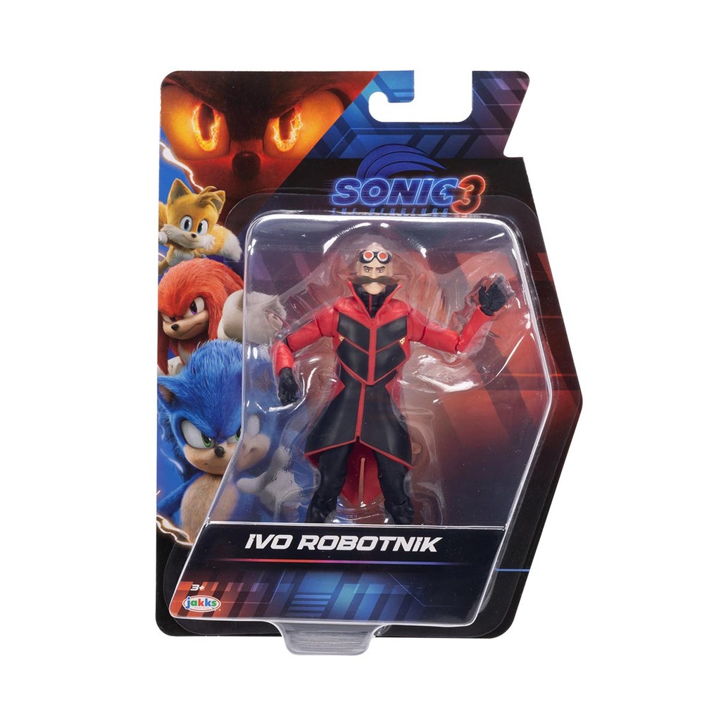 Boneco Articulado Ivo Robotnik de 12cm - Sonic 3: O Filme - Hobbies & Collections