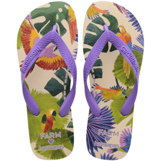 Chinelo Havaianas Farm Pássaros Pintados