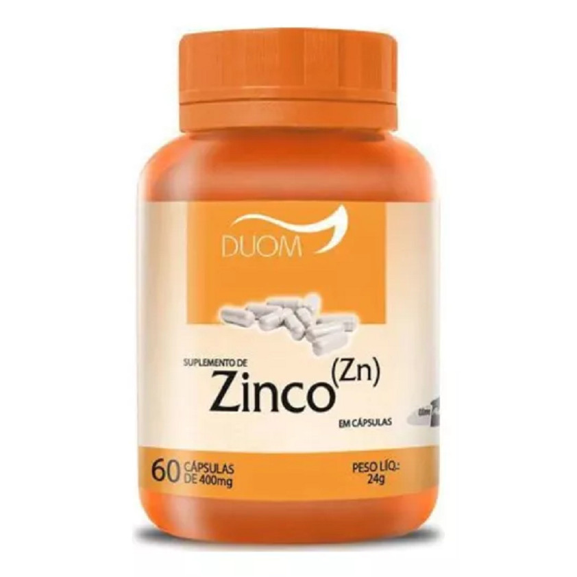 Zinco Quelato Com 60 Capsulas Duom Uma Ao Dia