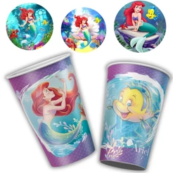 8~40 COPO PAPEL FESTA ARIEL DISNEY 180ML REGINA (CHOCO)