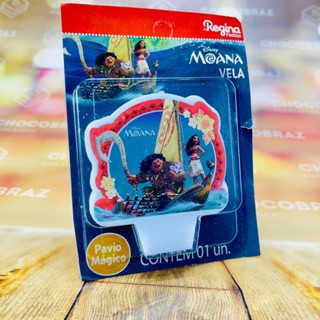 VELA  ANIVERSARIO FESTA MOANA REGINA em Oferta na Shopee