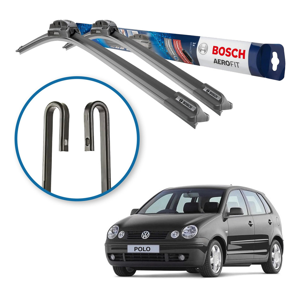 Palheta Limpador Parabrisa Original Bosch Volkswagen Polo 2002 A 2009