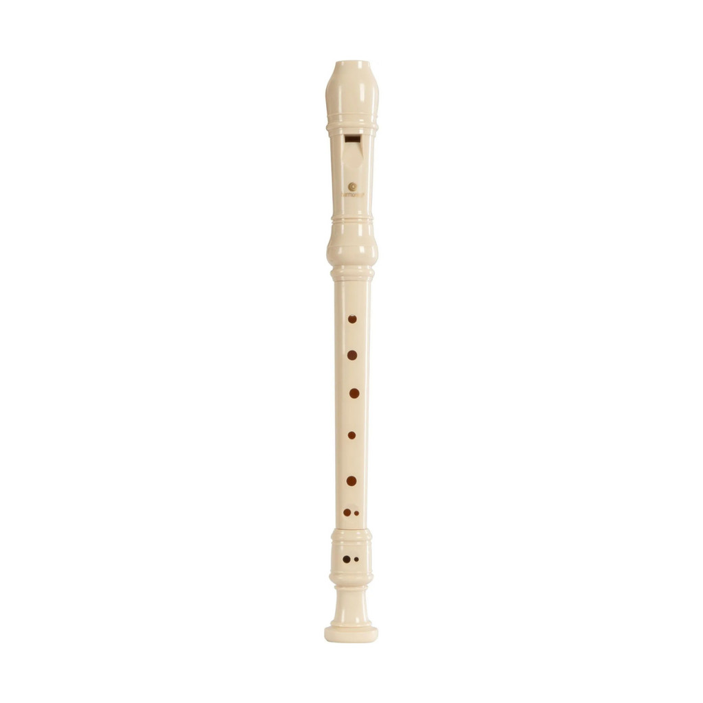 Flauta Doce Barroca Soprano Dó Harmonics HFP-100B ABS c/ Capa