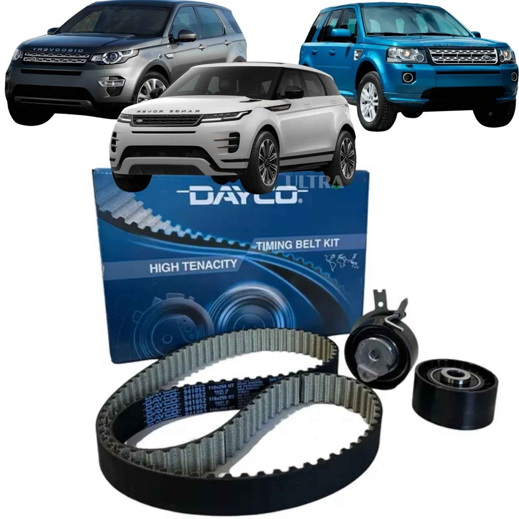 Kit Correia Dentada Tensor para Land Rover Freelander / Discovery Sport / Range Rover Evoque - 2.2 Diesel (Dayco KTB715)