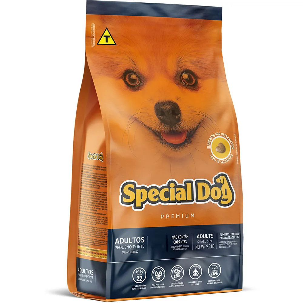 Ração Special Dog Cães Adultos Porte Pequeno; Raças Pequenas; Grãos pequenos 10,1kg