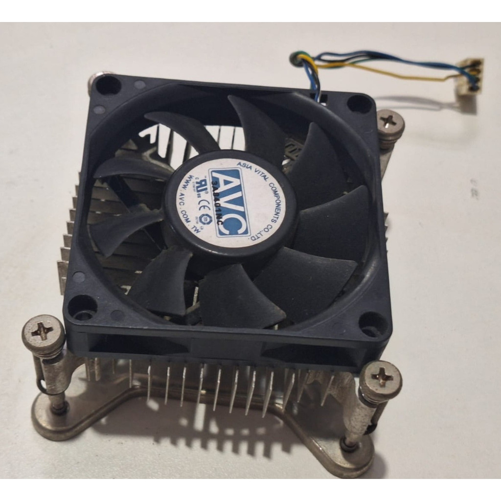 Cooler/Ventuinha AVC 12V 0,7A Processador Intel Pentium Dual-Core E5400 DS07015R12U / USADO