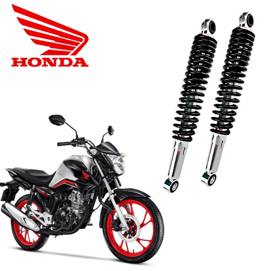 Par de Amortecedores Original Cg Titan Fan Start 160 150 125 Todos Os Anos 2014  a 2024 em Oferta na Shopee