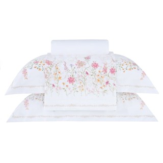 Jogo de Cama Casal Cetim 300 Fios Buddemeyer Vision Giovanella 100% Algodão Penteado Estampado 4 pç em Oferta na Shopee