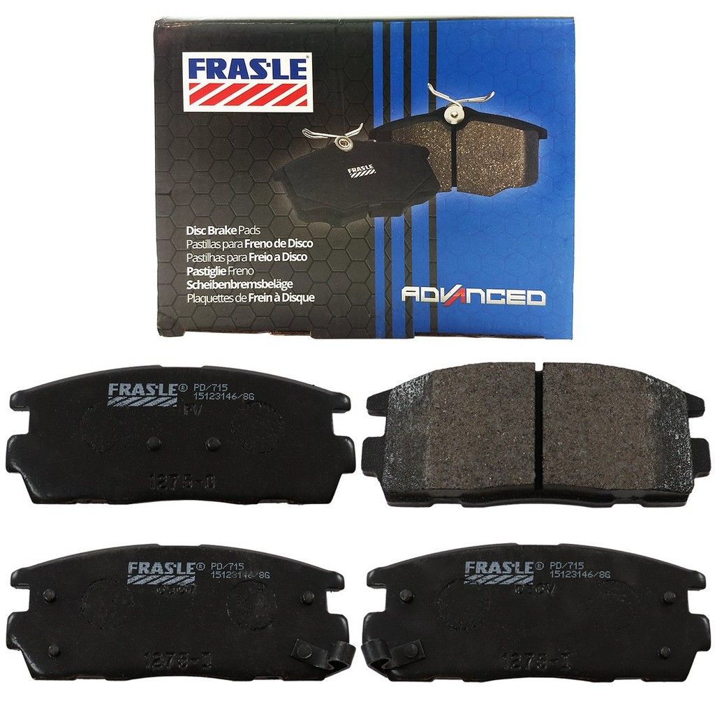 Pastilha Freio Traseira Para Captiva 2.4 3.6 Frasle