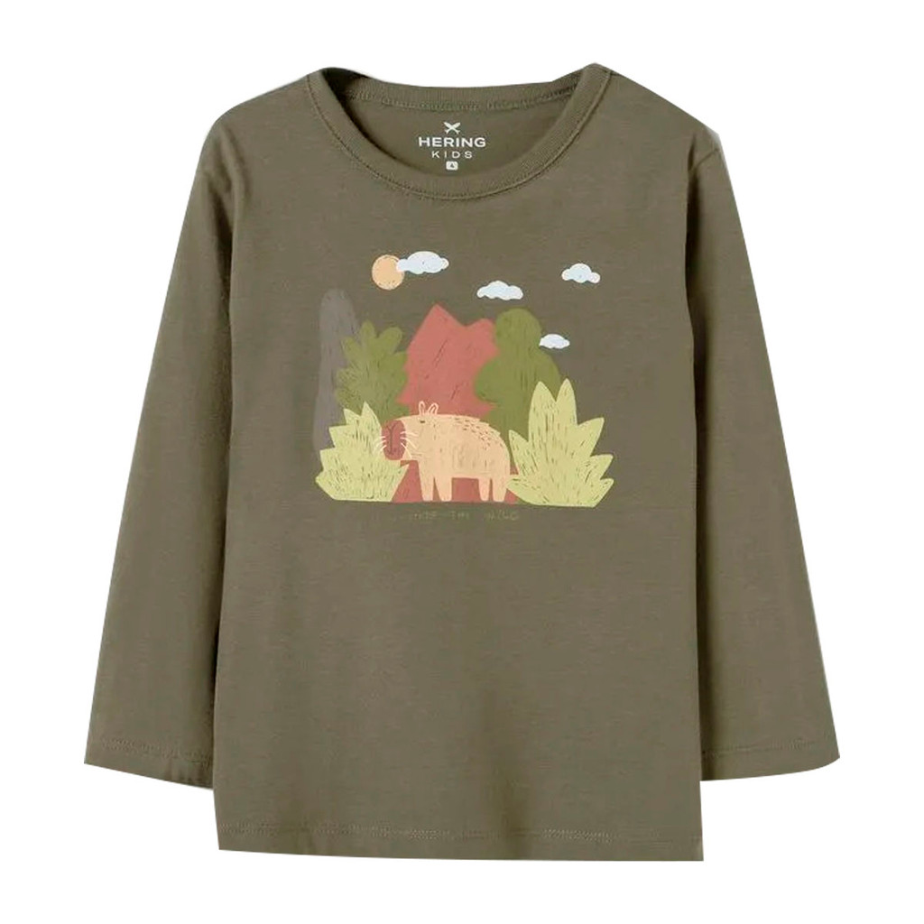 Camiseta Hering Kids Infantil Menino Toddler Verde