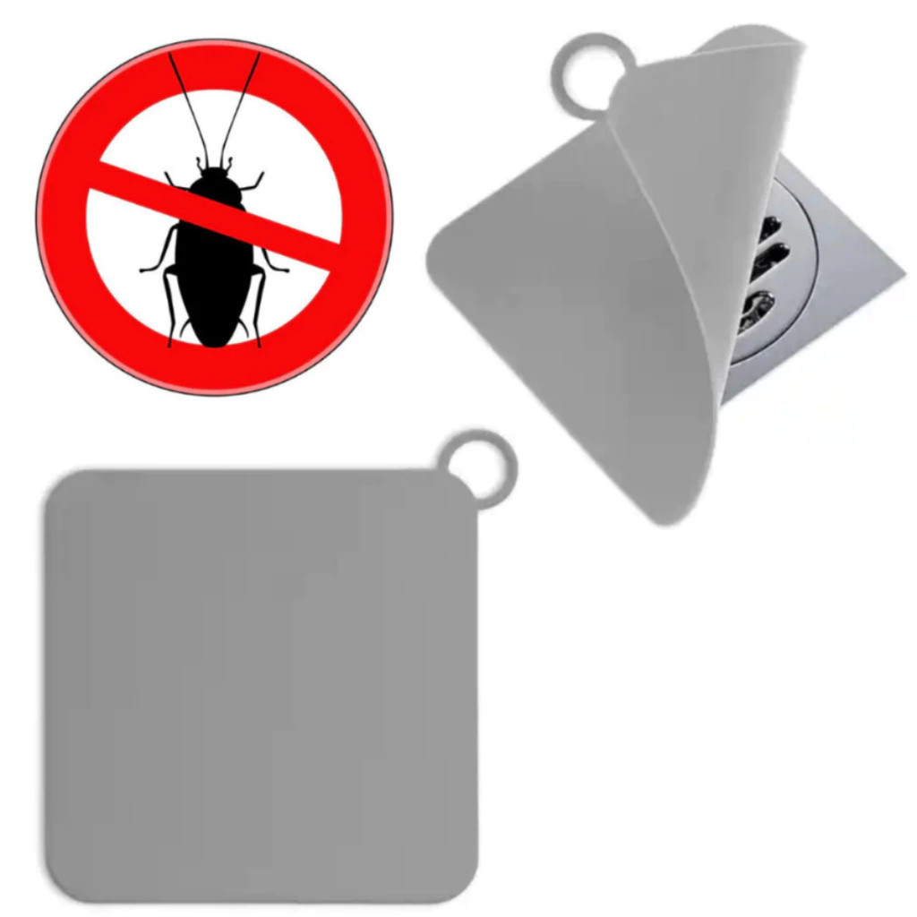Protetor de Ralo Para Banheiro de Silicone Evitar Mau Cheiro/Esgoto/Inseto