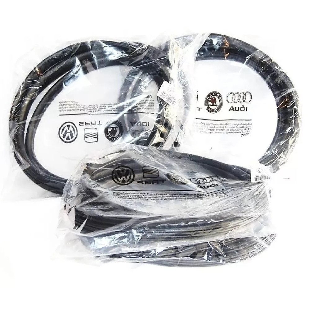 Jogo de borrachas de porta VW Gol G2 G3 G4 2 portas em Oferta na Shopee