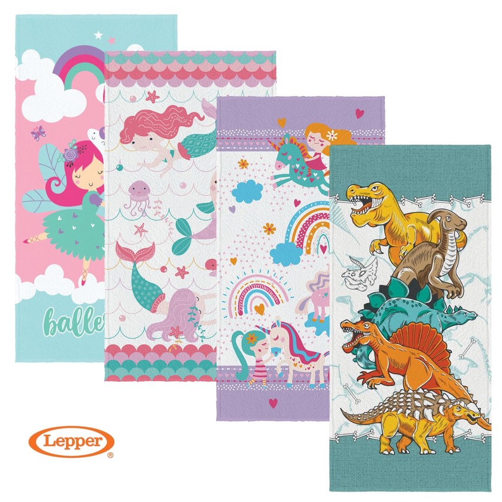 Toalha de Banho Infantil Estampada Lepper - Home & Living