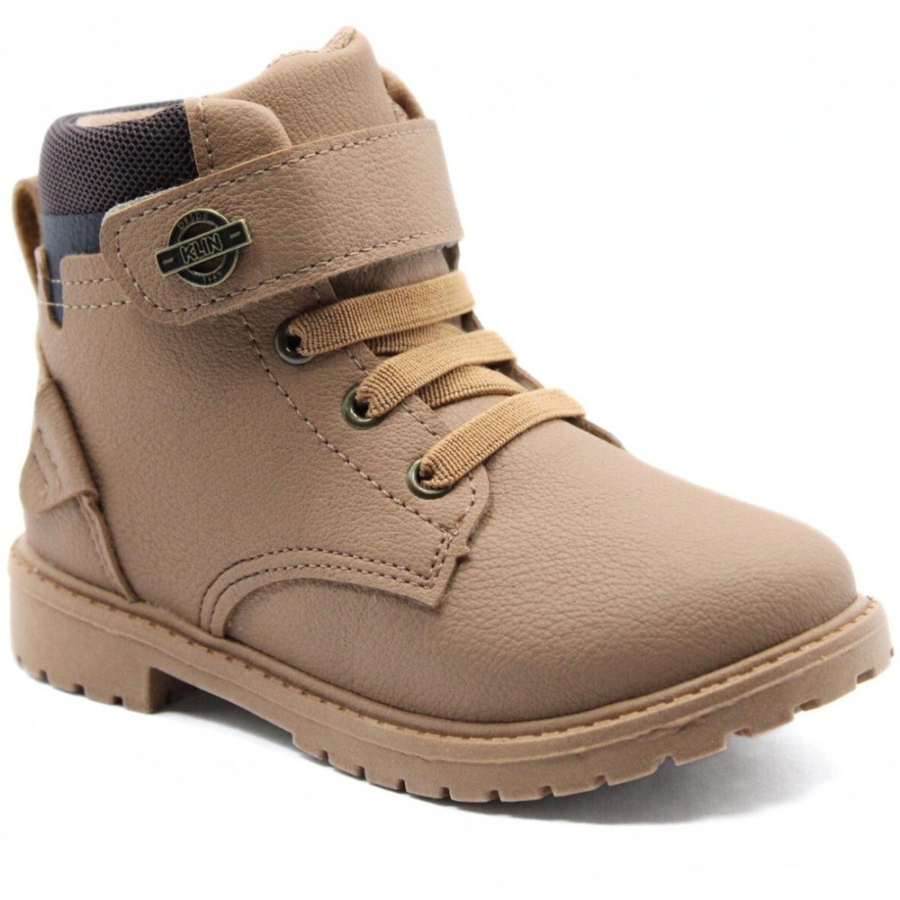 Bota Infantil Klin Rock Mini Menino - Marrom - Baby & Kids Fashion