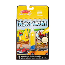 Caderno P/ Colorir + Caneta De Água Veículos -Melissa & Doug