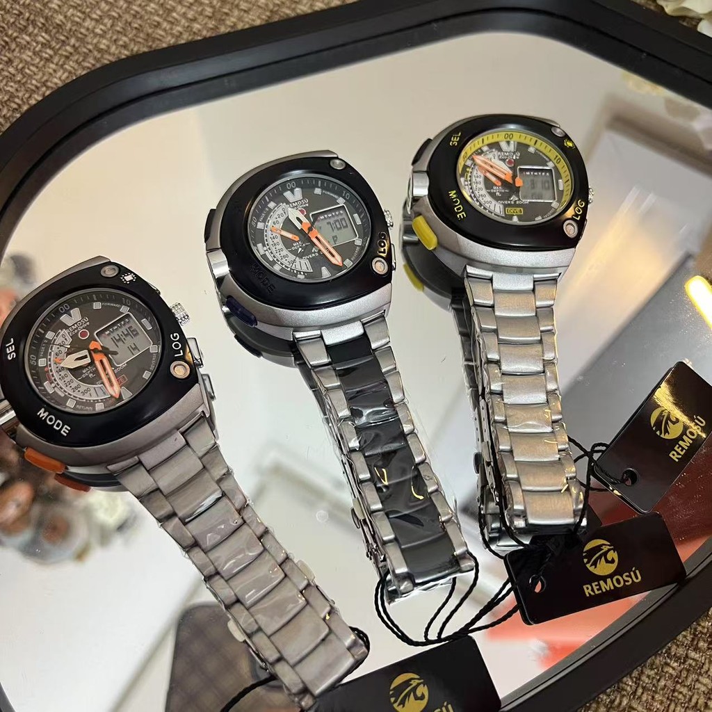 Relógio De Masculino Pulso Remosú Meia Lua - Edição Limitada A Prova D'água em Oferta na Shopee