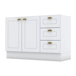 Balcão De Pia 120 Cm Americana Branco Hp – Henn
