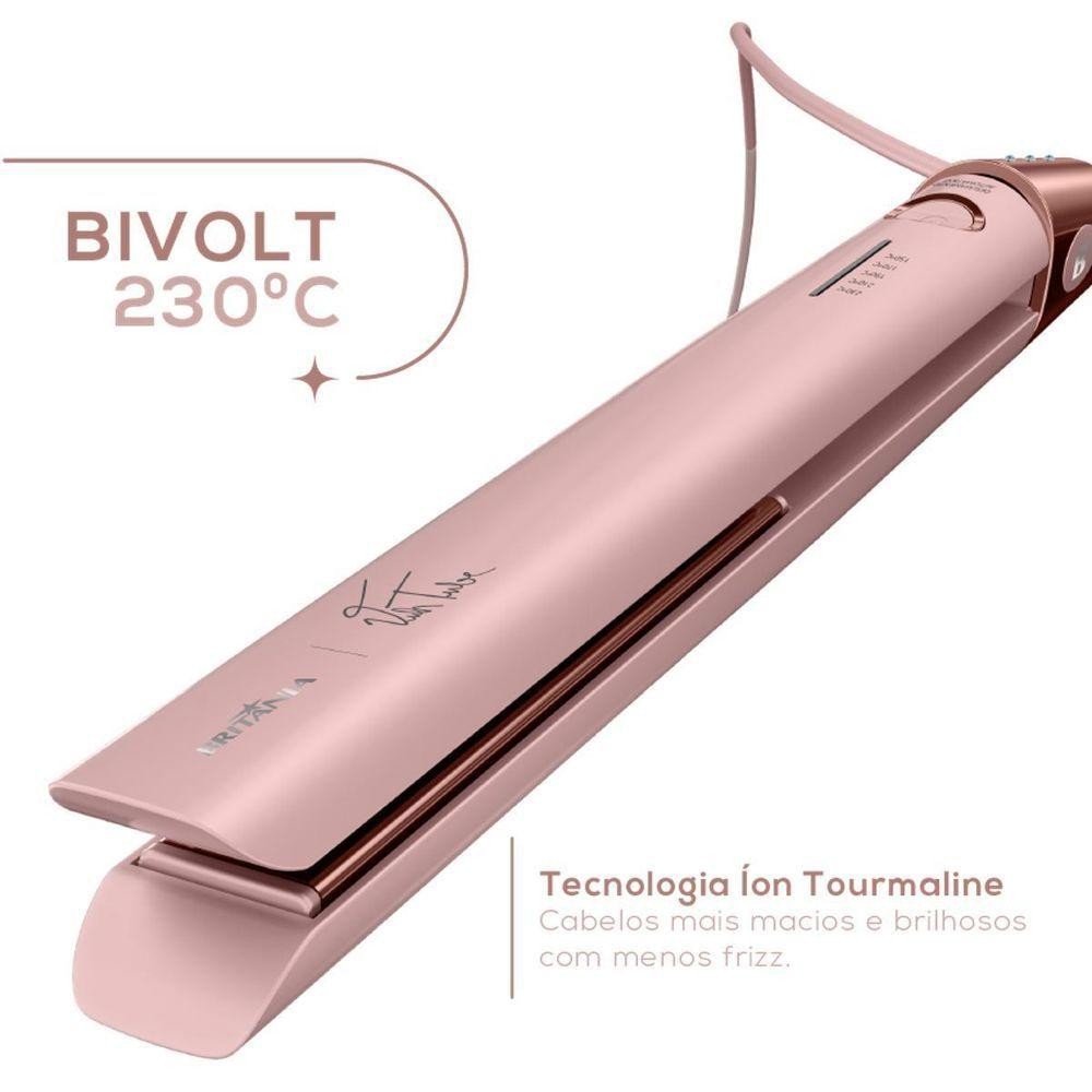 Prancha Britânia Linha Viih Tube Bivolt 230°C BPR04 Bivolt em Oferta na Shopee